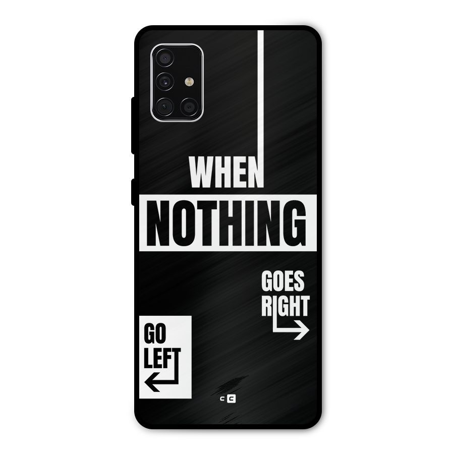 Alternate Plan Metal Back Case for Galaxy A51