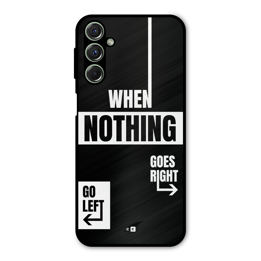Alternate Plan Metal Back Case for Galaxy F34