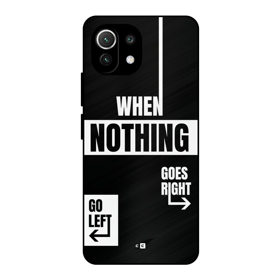 Alternate Plan Metal Back Case for Mi 11 Lite NE 5G