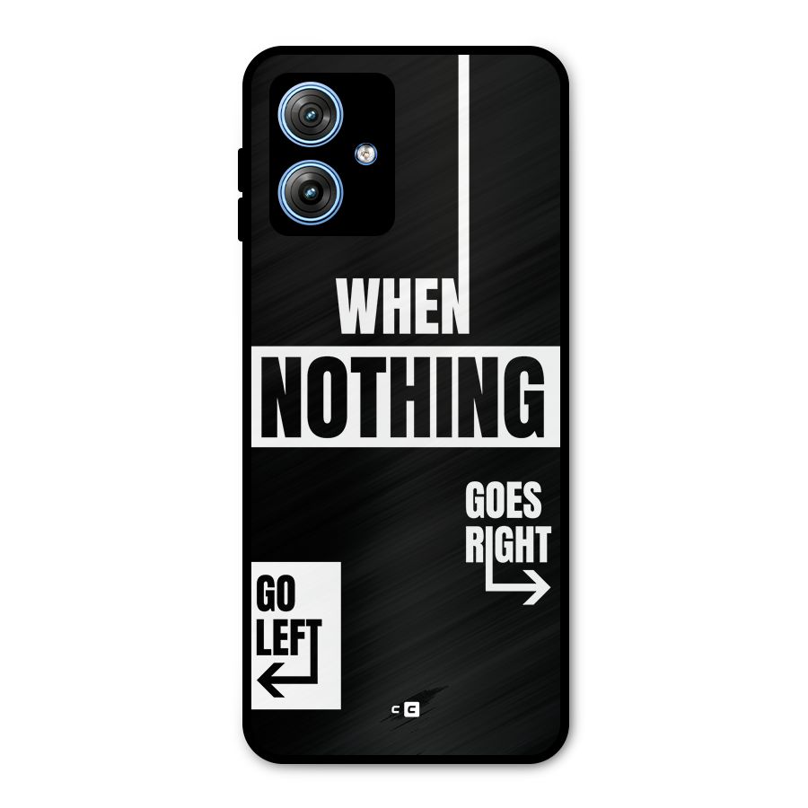 Alternate Plan Metal Back Case for Moto G54