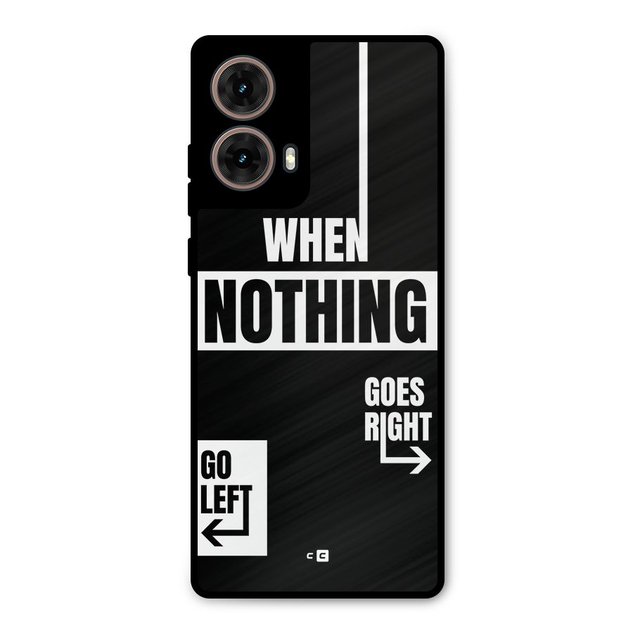 Alternate Plan Metal Back Case for Moto G85