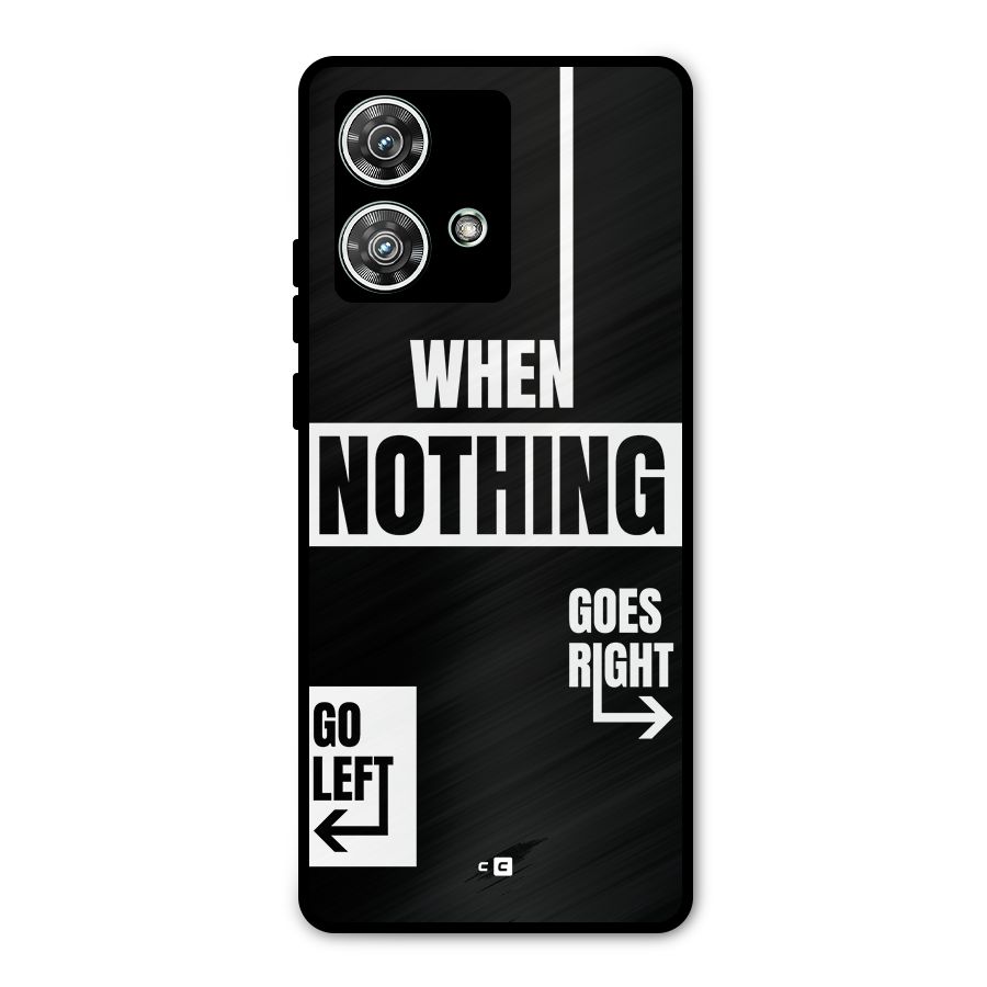 Alternate Plan Metal Back Case for Motorola Edge 40 Neo