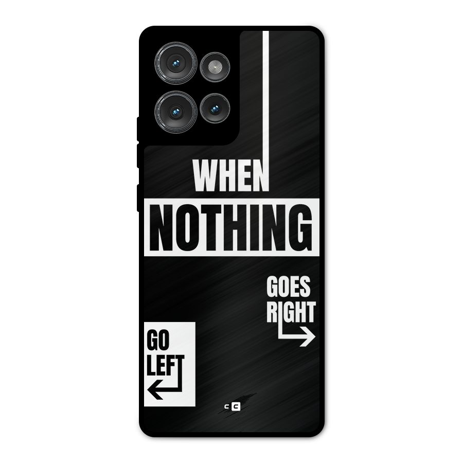 Alternate Plan Metal Back Case for Motorola Edge 50