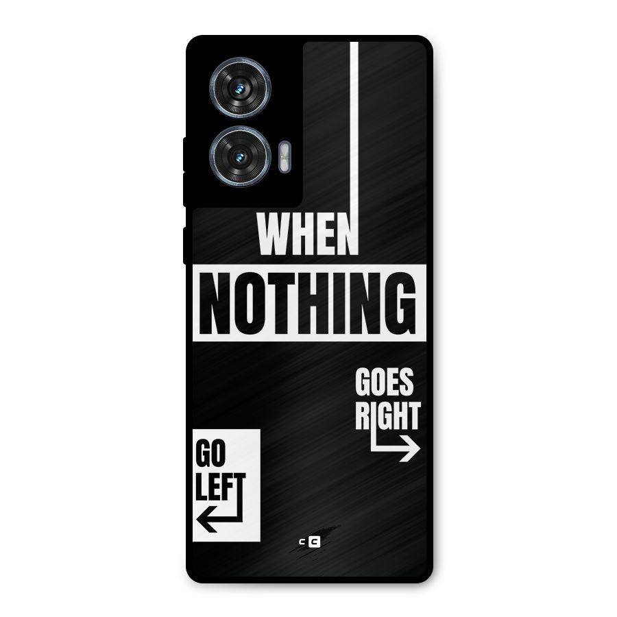 Alternate Plan Metal Back Case for Motorola Edge 50 Fusion