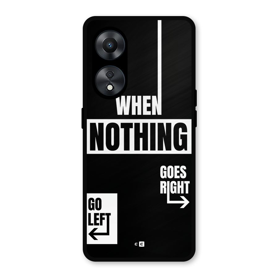 Alternate Plan Metal Back Case for Oppo A78