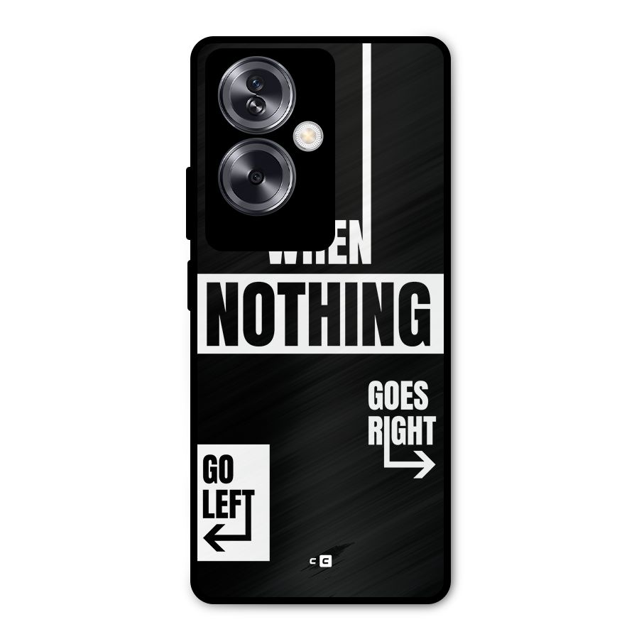 Alternate Plan Metal Back Case for Oppo A79 5G