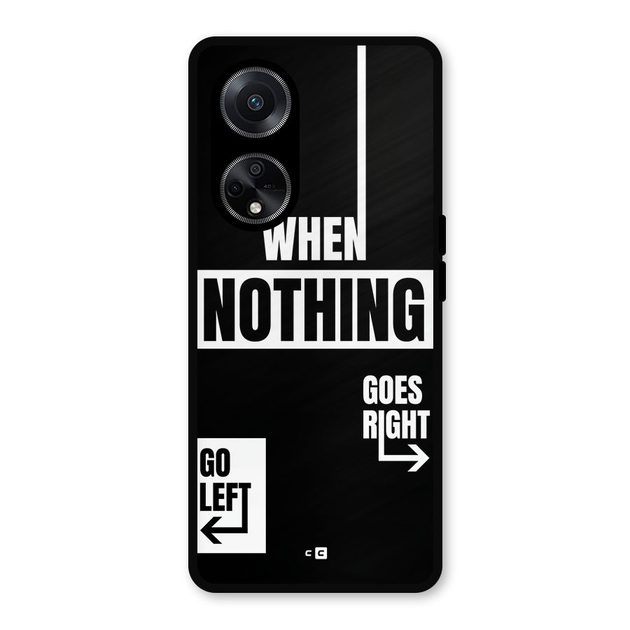 Alternate Plan Metal Back Case for Oppo F23