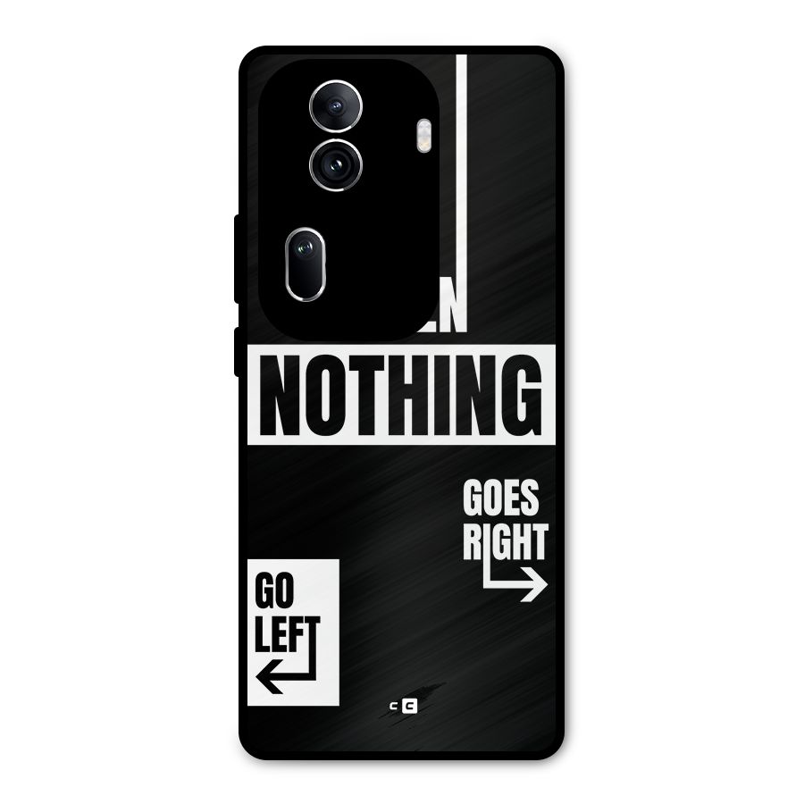 Alternate Plan Metal Back Case for Oppo Reno11 Pro 5G