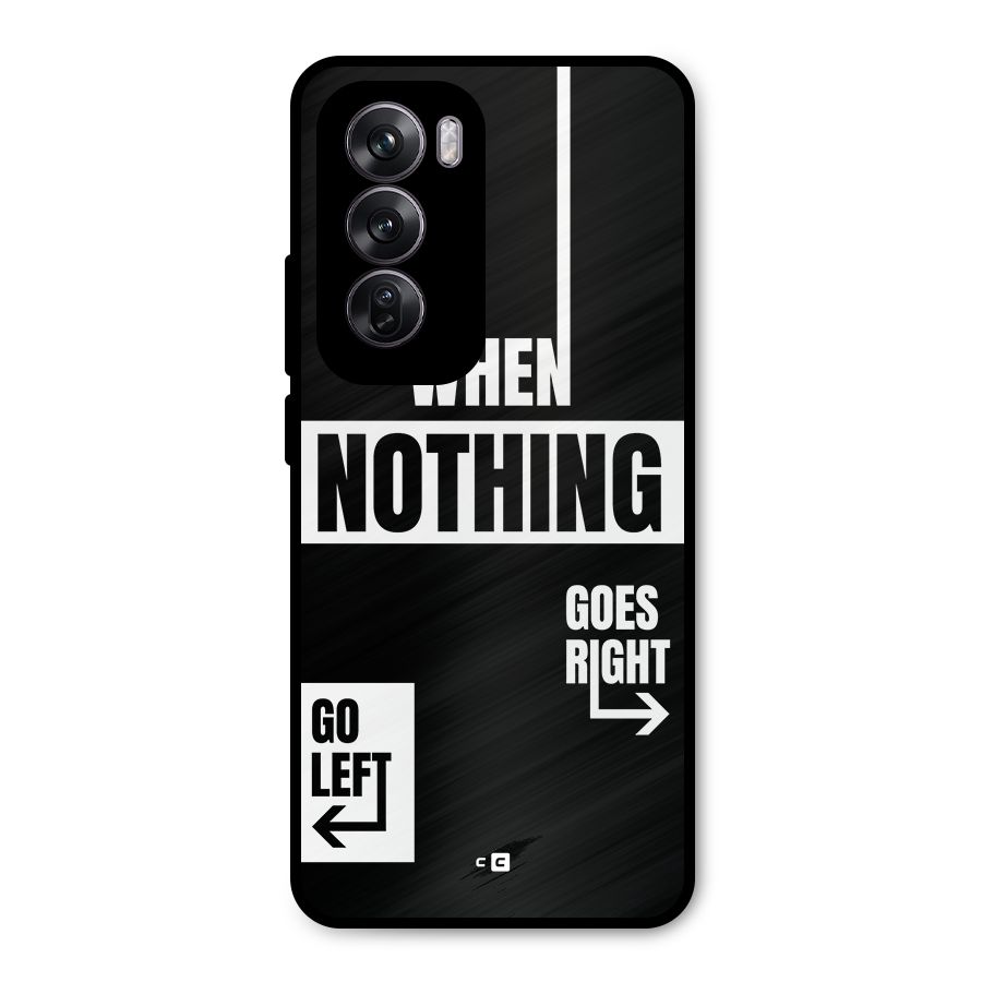 Alternate Plan Metal Back Case for Oppo Reno12 Pro