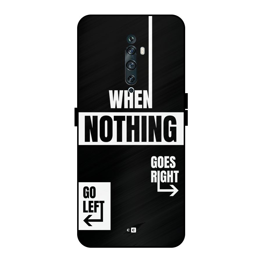 Alternate Plan Metal Back Case for Oppo Reno2 F