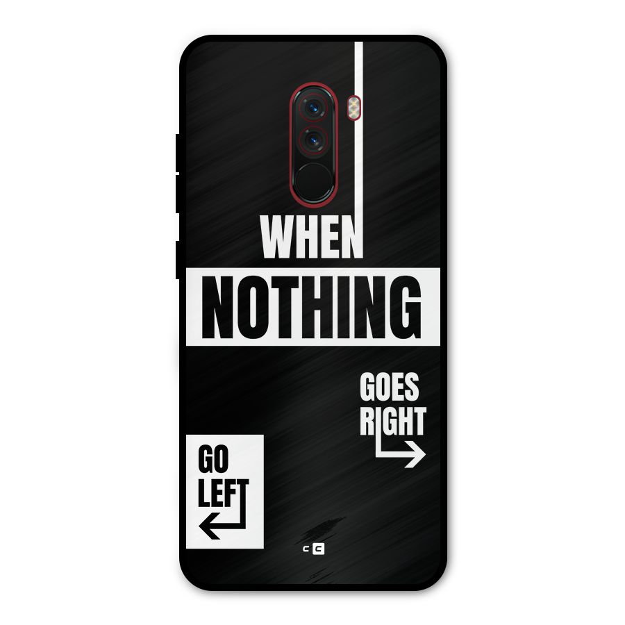 Alternate Plan Metal Back Case for Poco F1