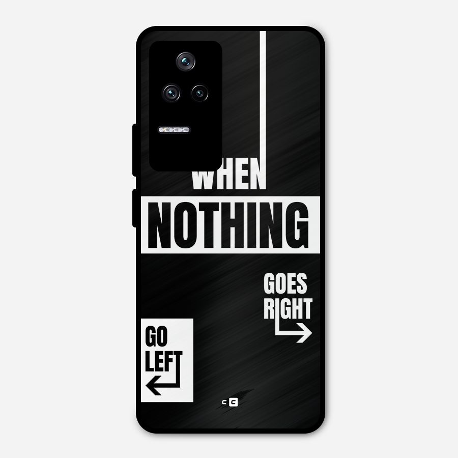Alternate Plan Metal Back Case for Poco F4 5G