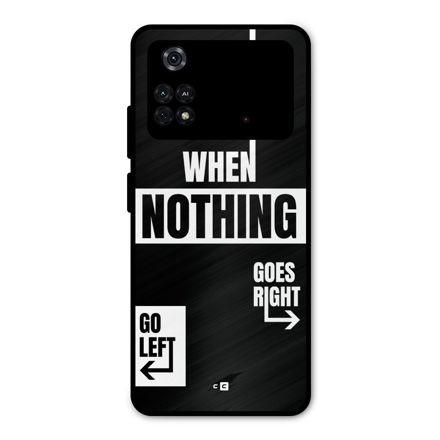 Alternate Plan Metal Back Case for Poco M4 Pro 4G