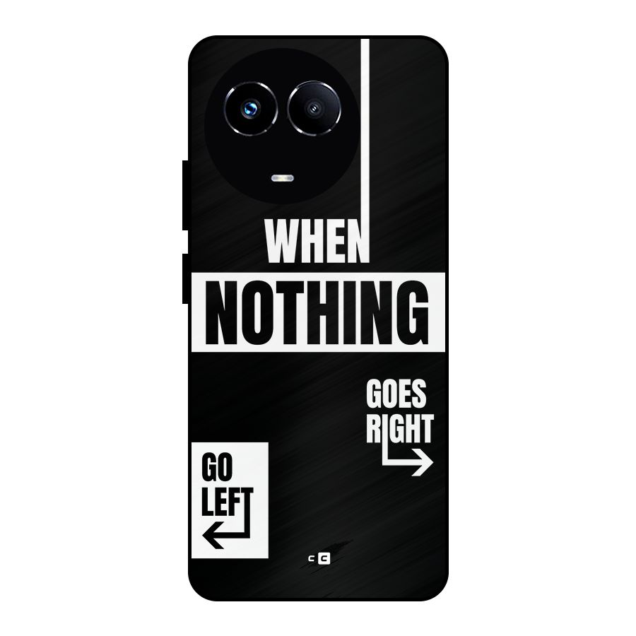 Alternate Plan Metal Back Case for Realme 11X