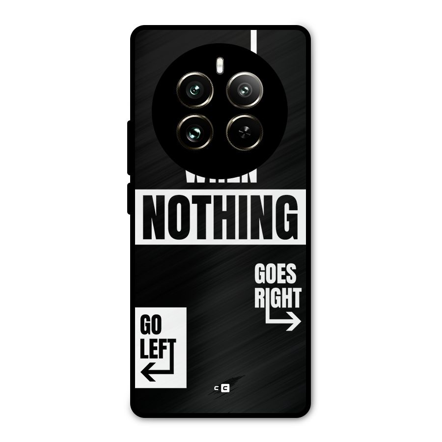 Alternate Plan Metal Back Case for Realme 12 Pro