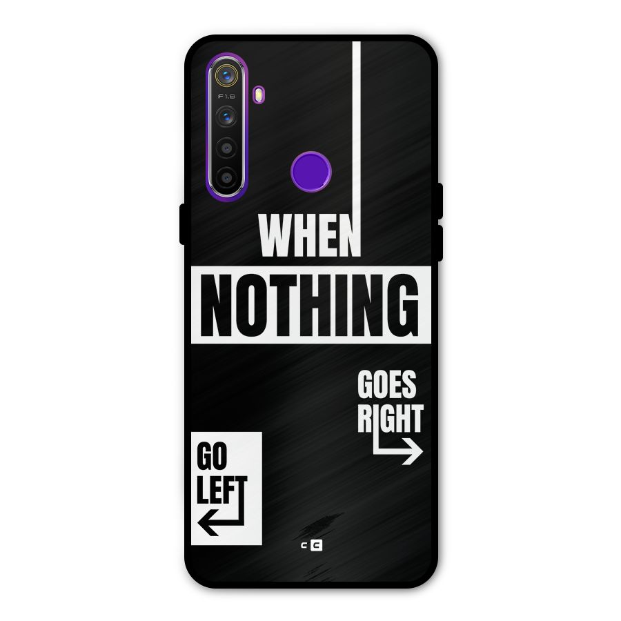 Alternate Plan Metal Back Case for Realme 5i