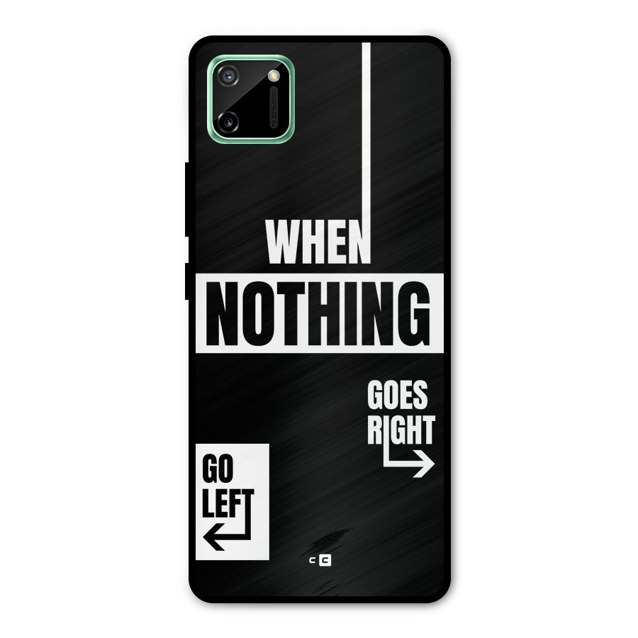 Alternate Plan Metal Back Case for Realme C11