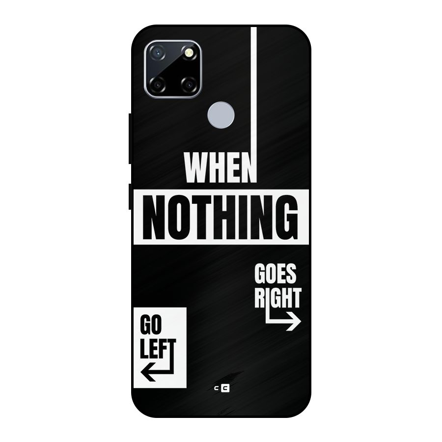 Alternate Plan Metal Back Case for Realme Narzo 30A