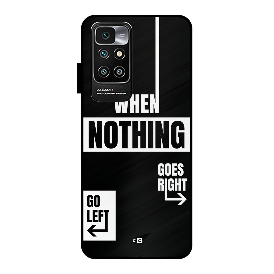 Alternate Plan Metal Back Case for Redmi 10 Prime
