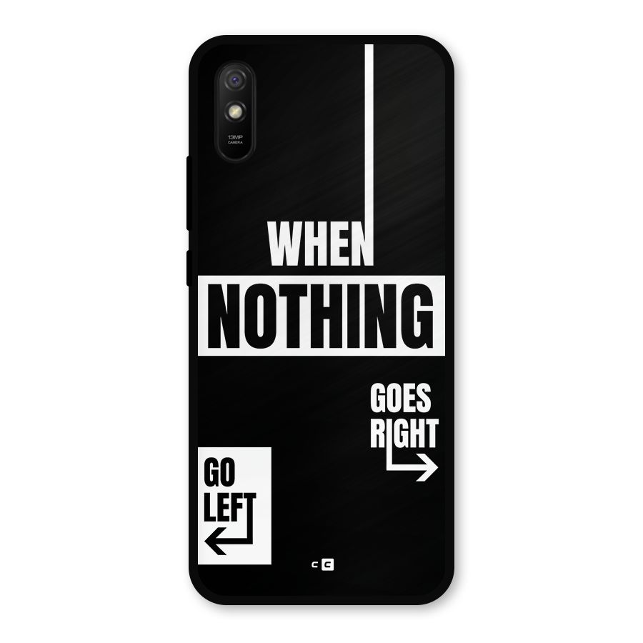 Alternate Plan Metal Back Case for Redmi 9a