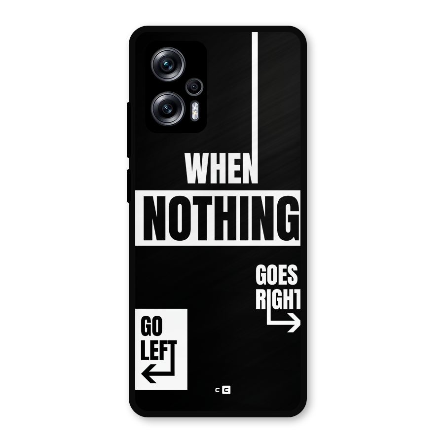 Alternate Plan Metal Back Case for Redmi K50i