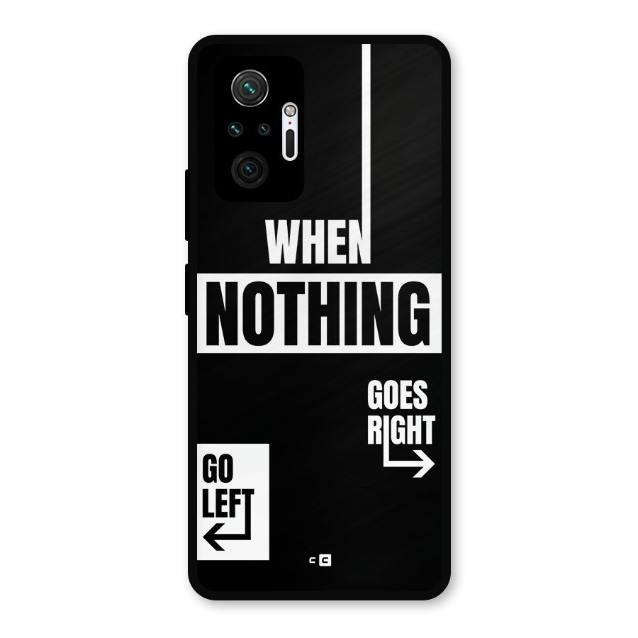 Alternate Plan Metal Back Case for Redmi Note 10 Pro