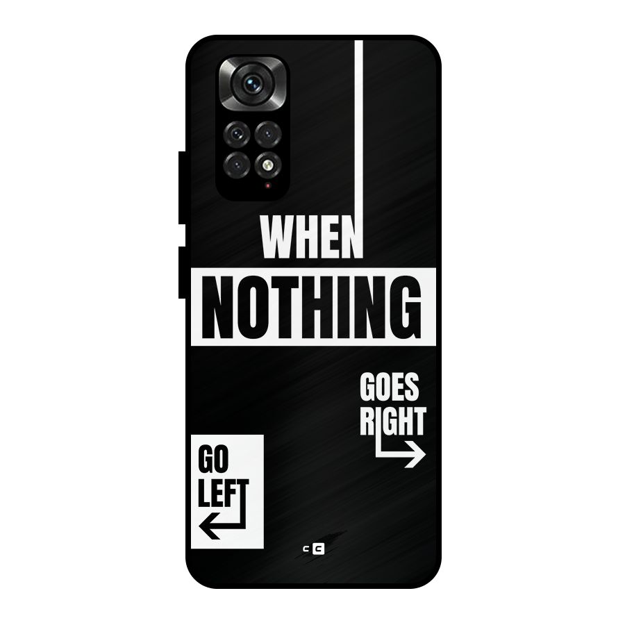 Alternate Plan Metal Back Case for Redmi Note 11 Pro