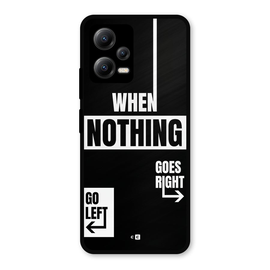 Alternate Plan Metal Back Case for Redmi Note 12 5G