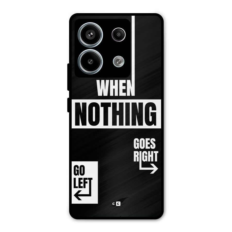 Alternate Plan Metal Back Case for Redmi Note 13 Pro 5G