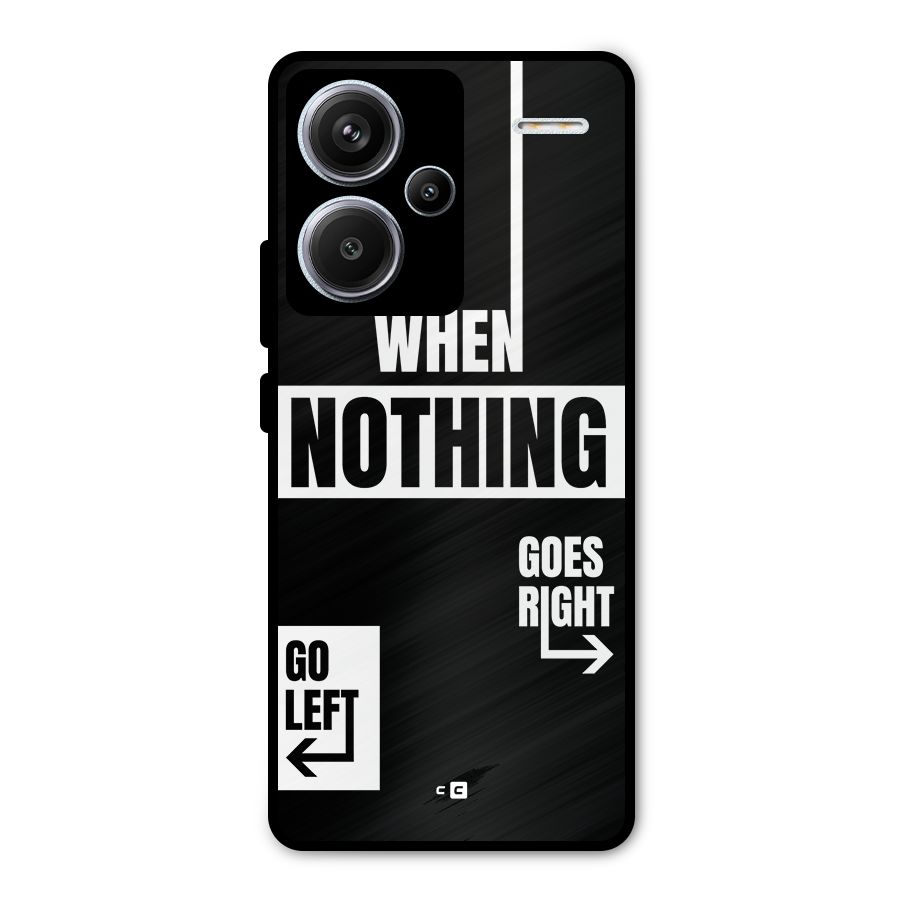 Alternate Plan Metal Back Case for Redmi Note 13 Pro Plus