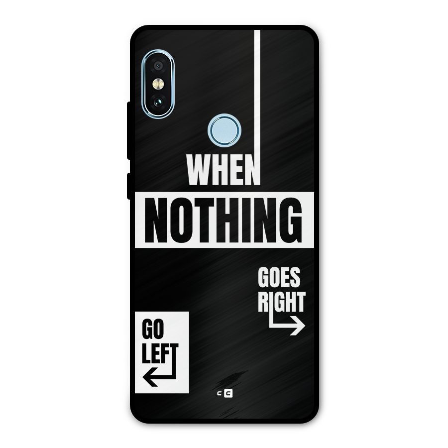 Alternate Plan Metal Back Case for Redmi Note 5 Pro