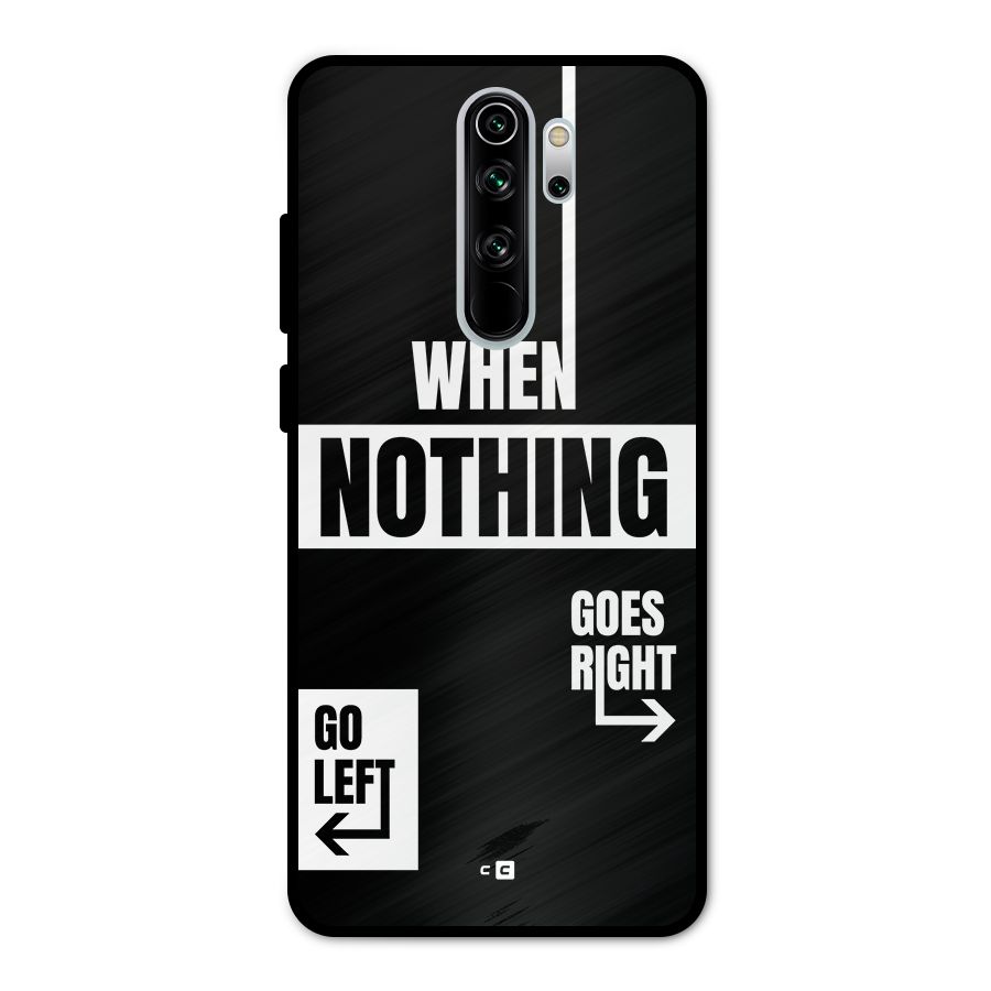 Alternate Plan Metal Back Case for Redmi Note 8 Pro