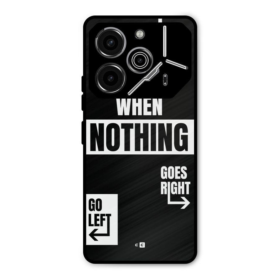 Alternate Plan Metal Back Case for Tecno Pova 6 Pro