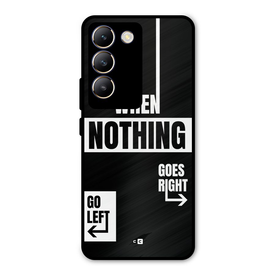 Alternate Plan Metal Back Case for Vivo Y200e