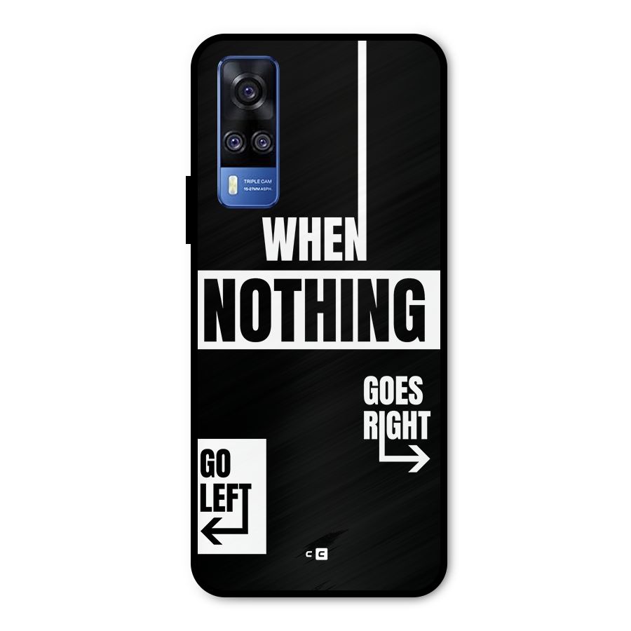 Alternate Plan Metal Back Case for Vivo Y31