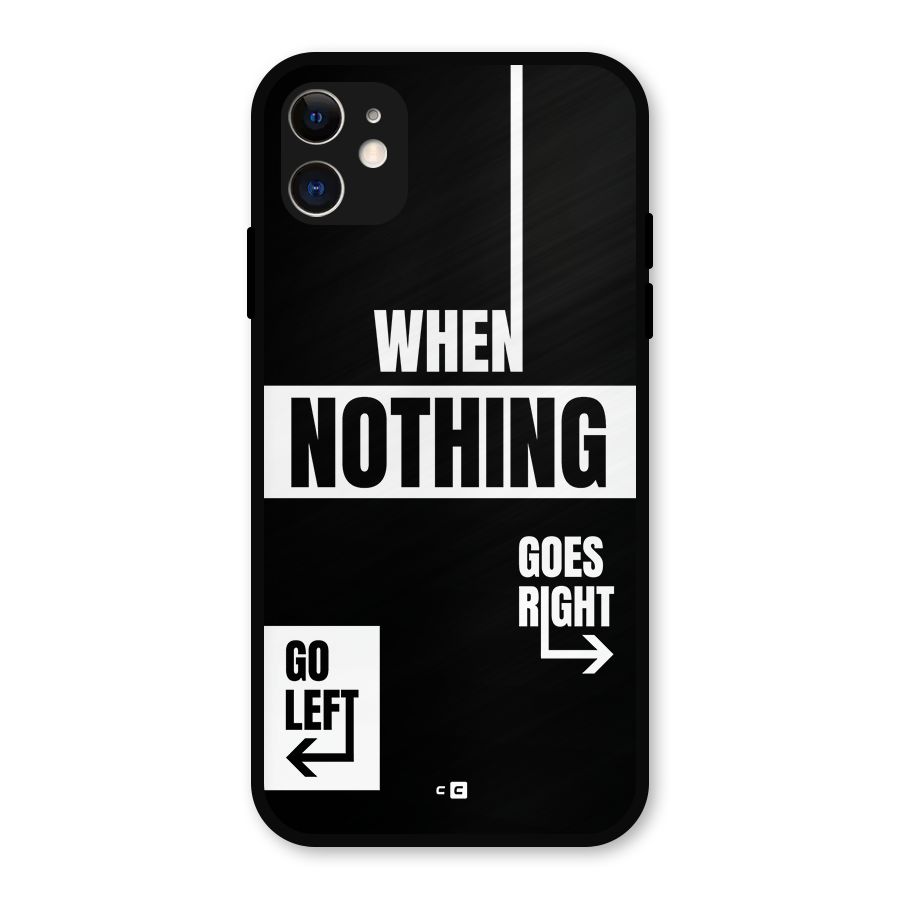 Alternate Plan Metal Back Case for iPhone 11