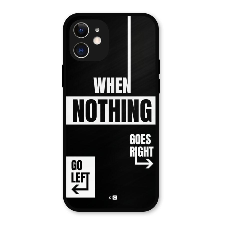 Alternate Plan Metal Back Case for iPhone 12
