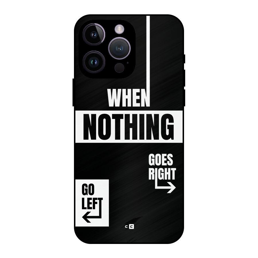 Alternate Plan Metal Back Case for iPhone 14 Pro Max