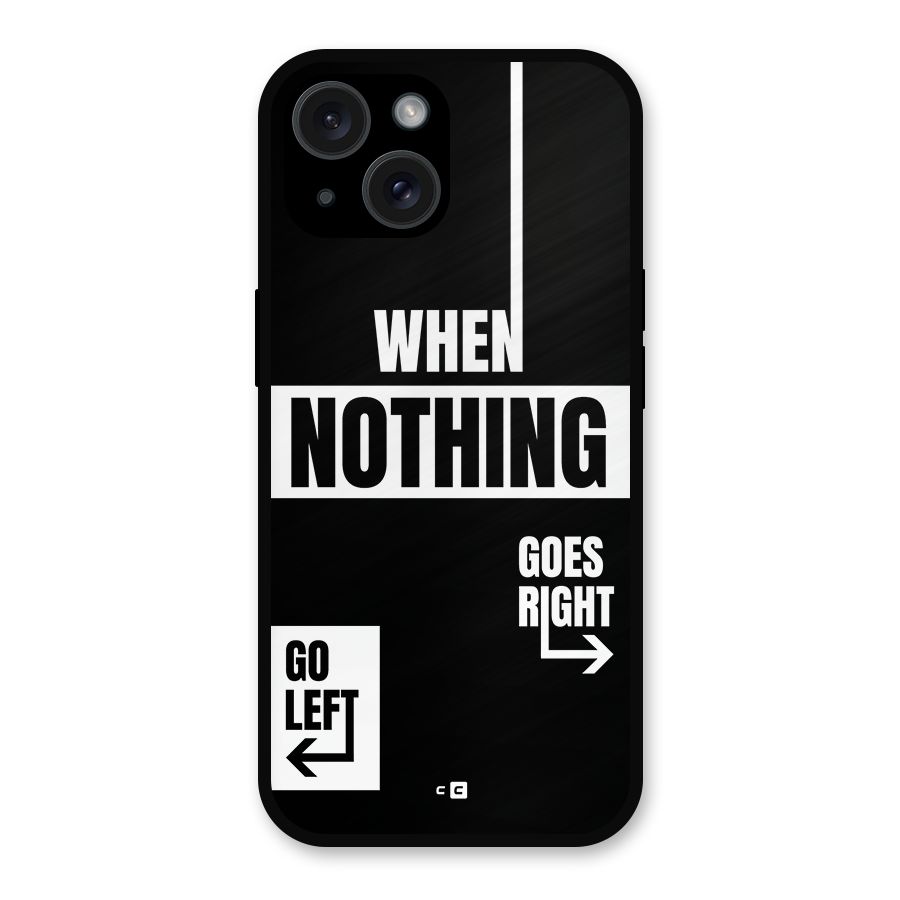 Alternate Plan Metal Back Case for iPhone 15