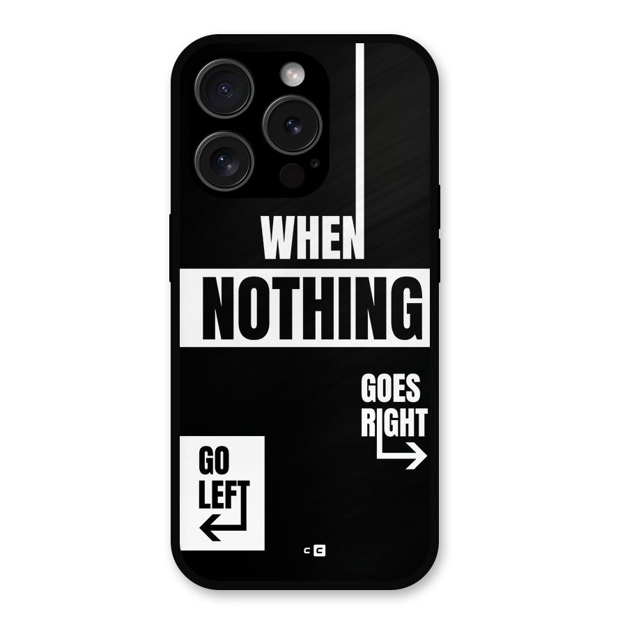 Alternate Plan Metal Back Case for iPhone 15 Pro