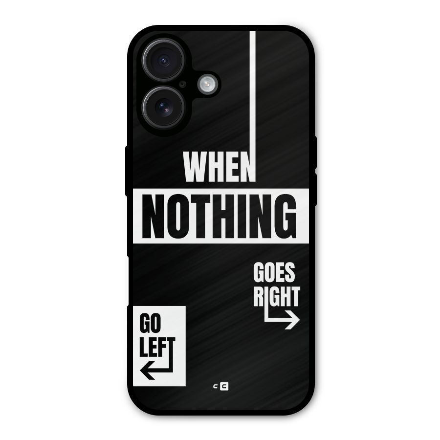Alternate Plan Metal Back Case for iPhone 16