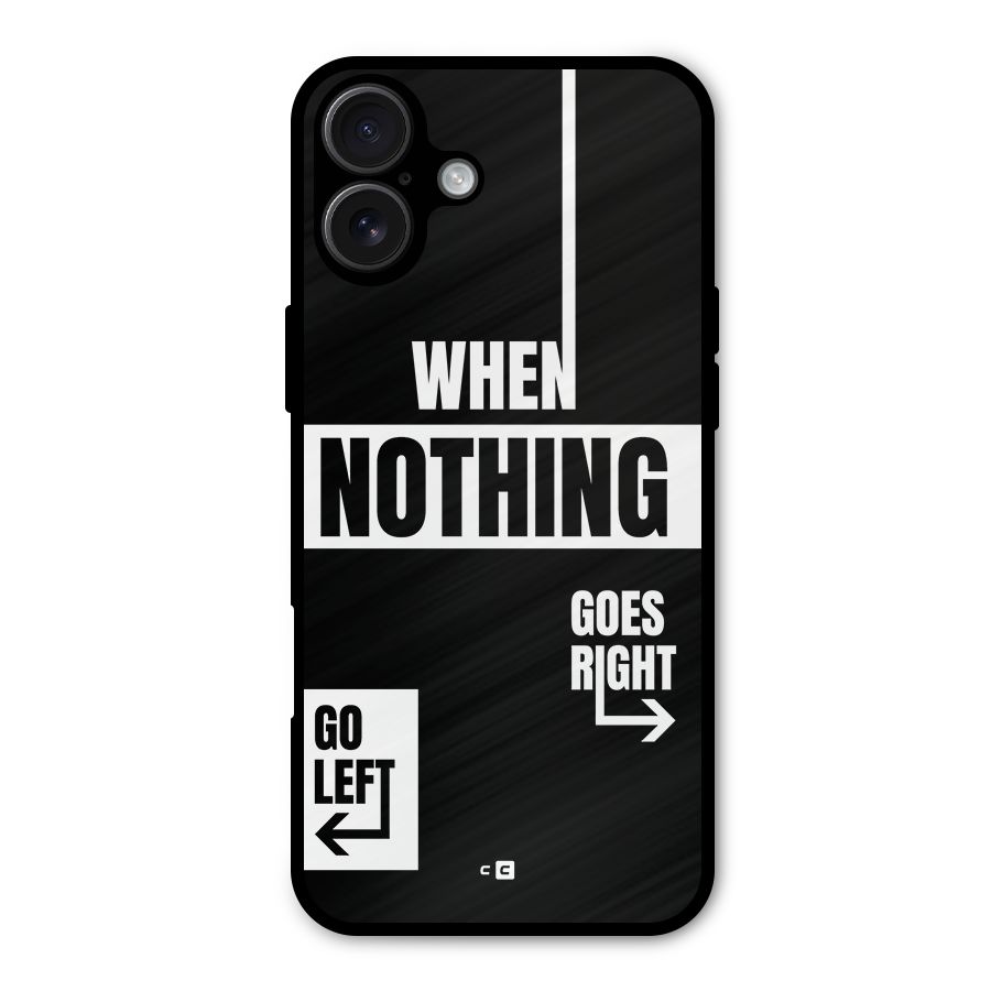 Alternate Plan Metal Back Case for iPhone 16 Plus