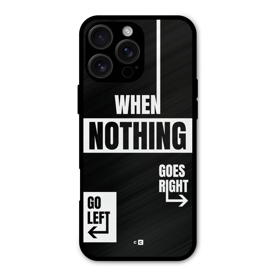 Alternate Plan Metal Back Case for iPhone 16 Pro Max