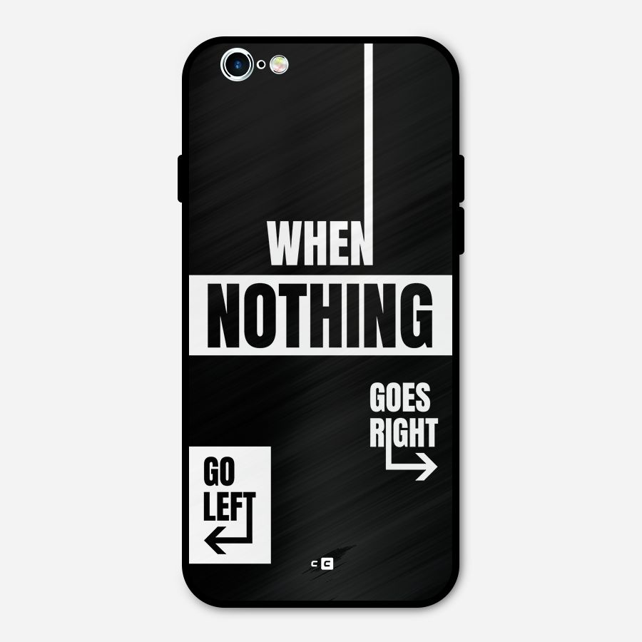 Alternate Plan Metal Back Case for iPhone 6 6s