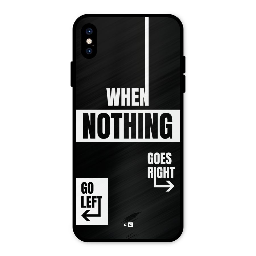 Alternate Plan Metal Back Case for iPhone XS Max