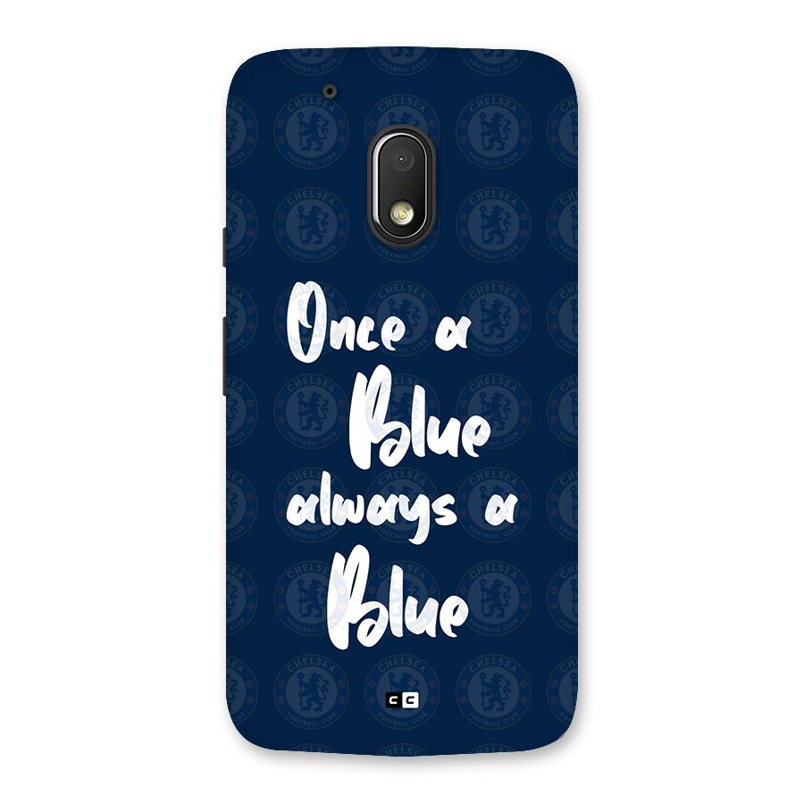 Always A Blue Back Case for Moto G4 Play