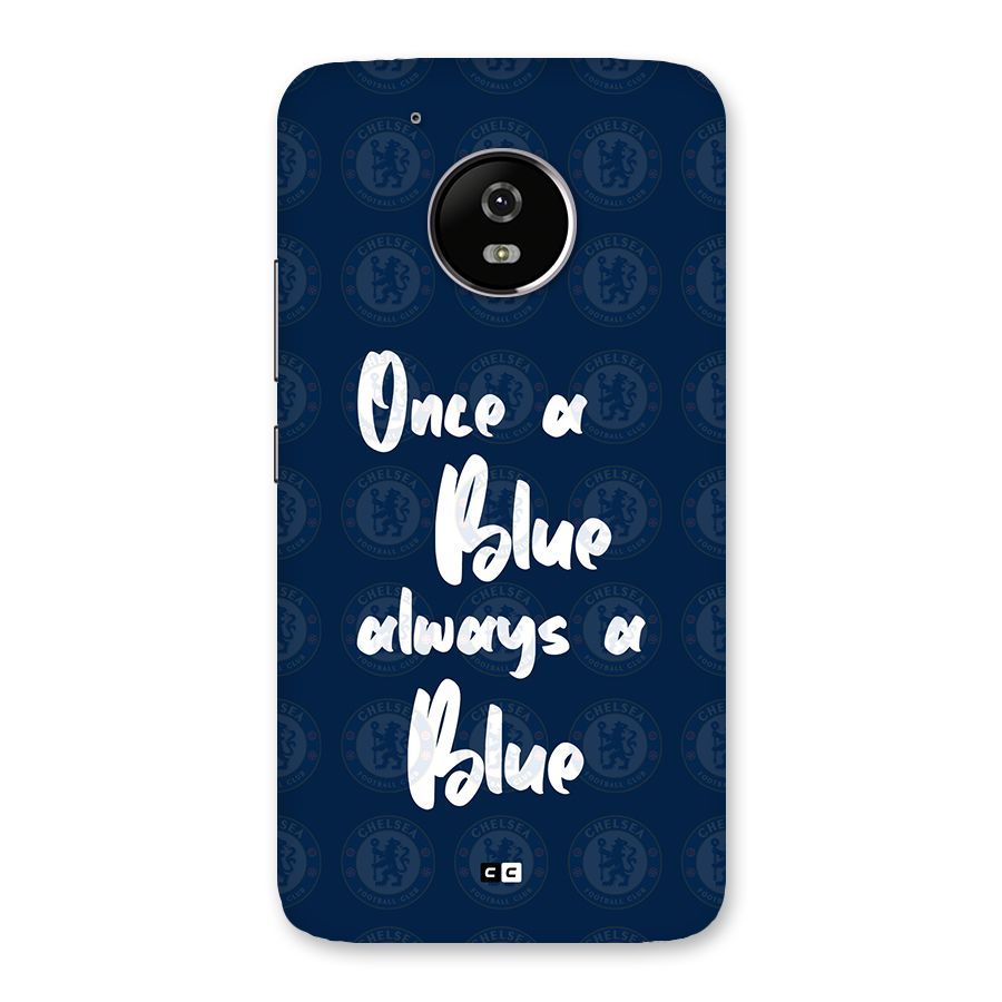 Always A Blue Back Case for Moto G5
