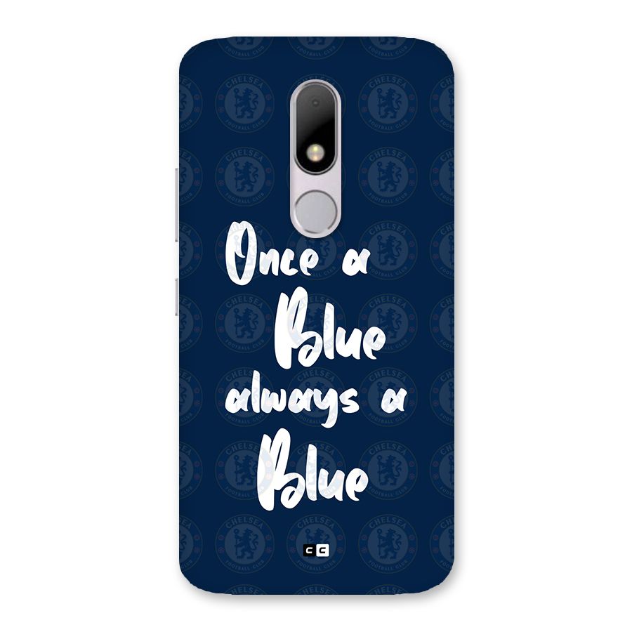 Always A Blue Back Case for Moto M