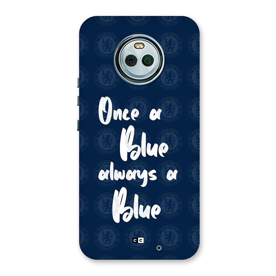 Always A Blue Back Case for Moto X4