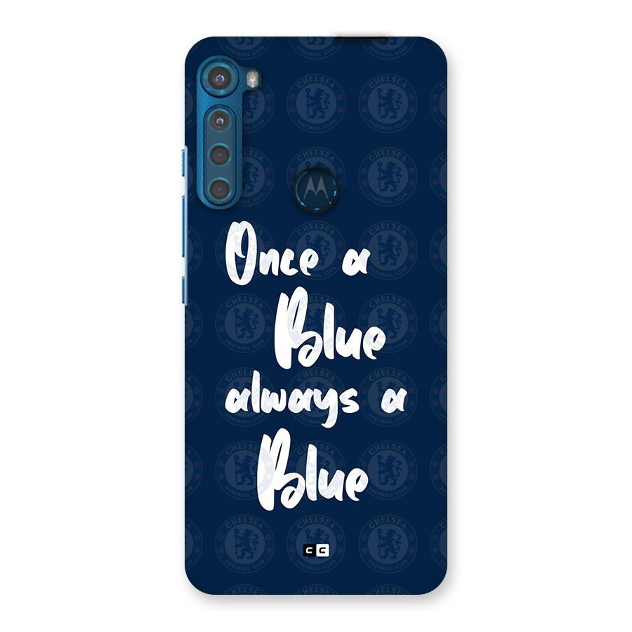 Always A Blue Back Case for Motorola One Fusion Plus